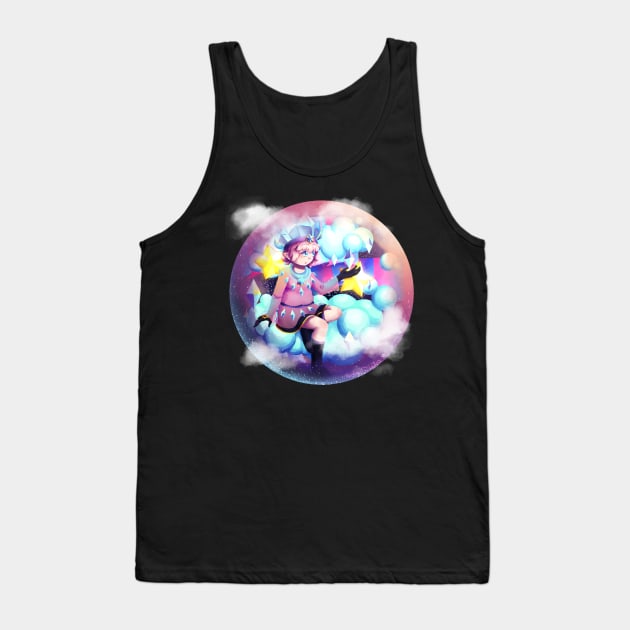 Ice Kirby gijinka Tank Top by KirbyTardos